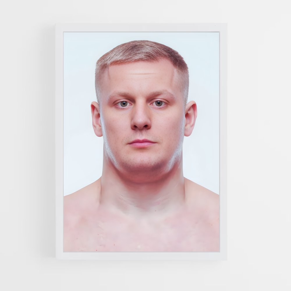 Poster Sergei pavlovich rasée – affiche MMA (vue 3)